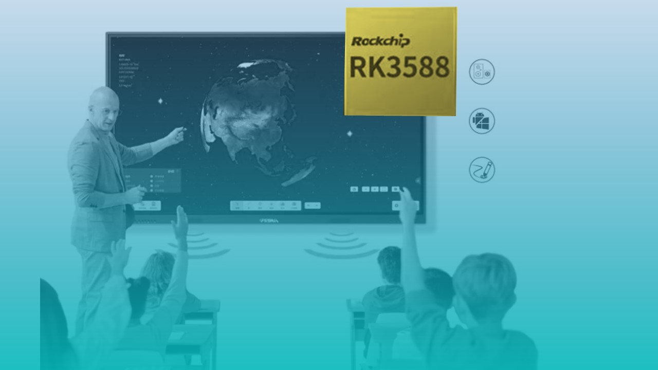 शिक्षा उद्योग के डिजिटल परिवर्तन में तेजी लाने के लिए RK3588 ï¼स्मार्ट बड़े स्क्रीन रिलीज से लैस